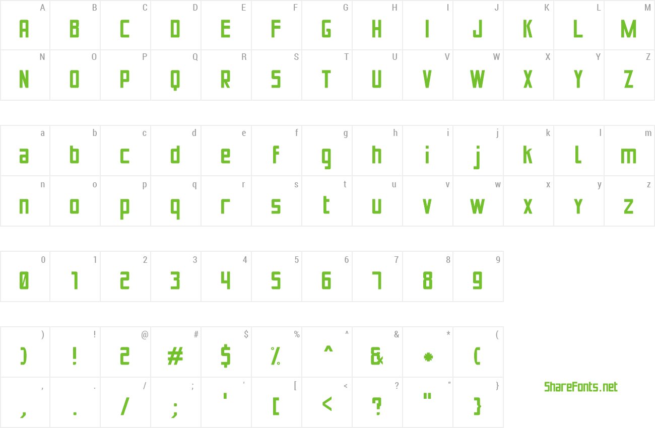 Font Puente Bueno St preview